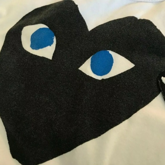 Comme des Garcons PLAY Black Heart Blue Eyes - Picture 7 of 8